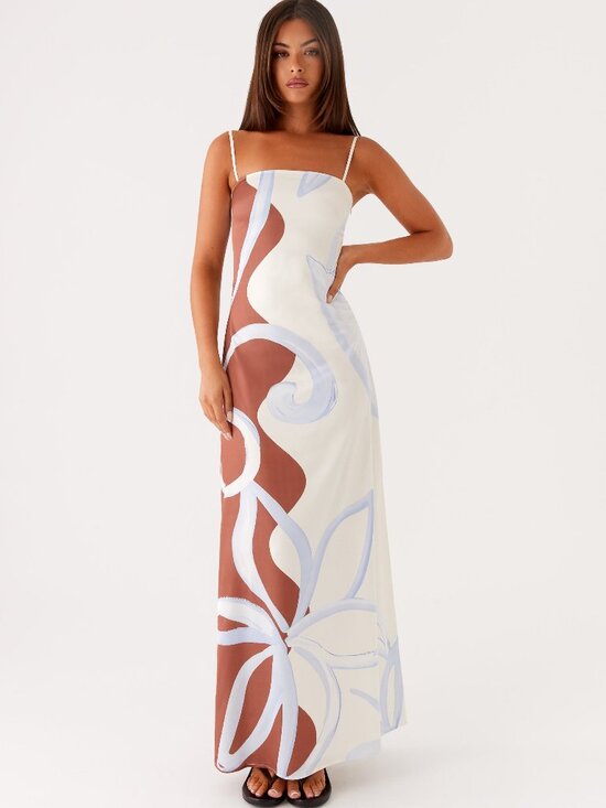 Peppermayo Dresses & Skirts - Peppermayo Aster Bloom Maxi Dress - Bloom Wave Print
